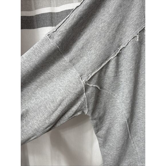 NWT Free People We the Free Hoodie Oversized Grey Size XL *No Drawstring* - Picture 8 of 14